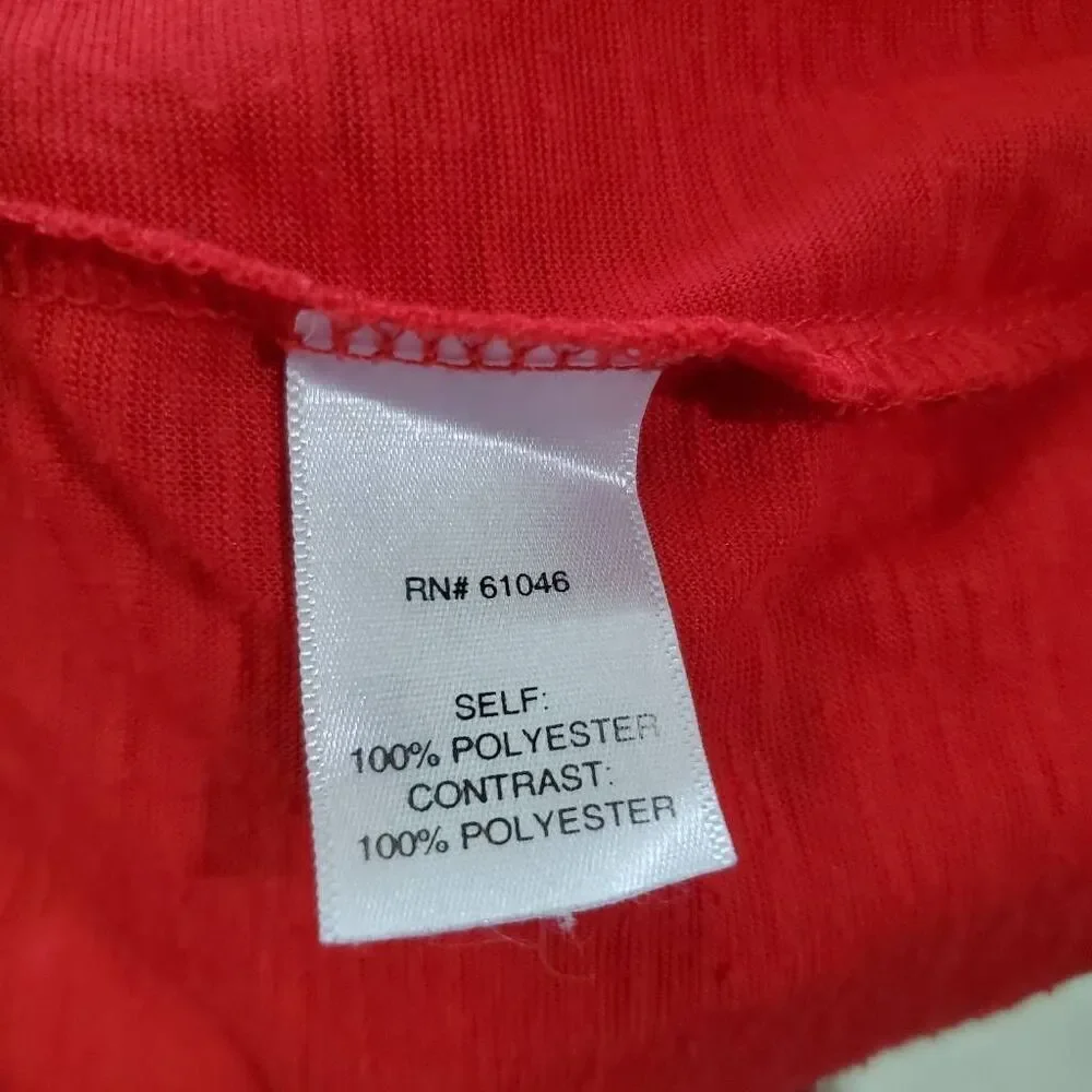 Vanity Medium Red 3/4 Sleeve Open Fronnt Cardigan Cover